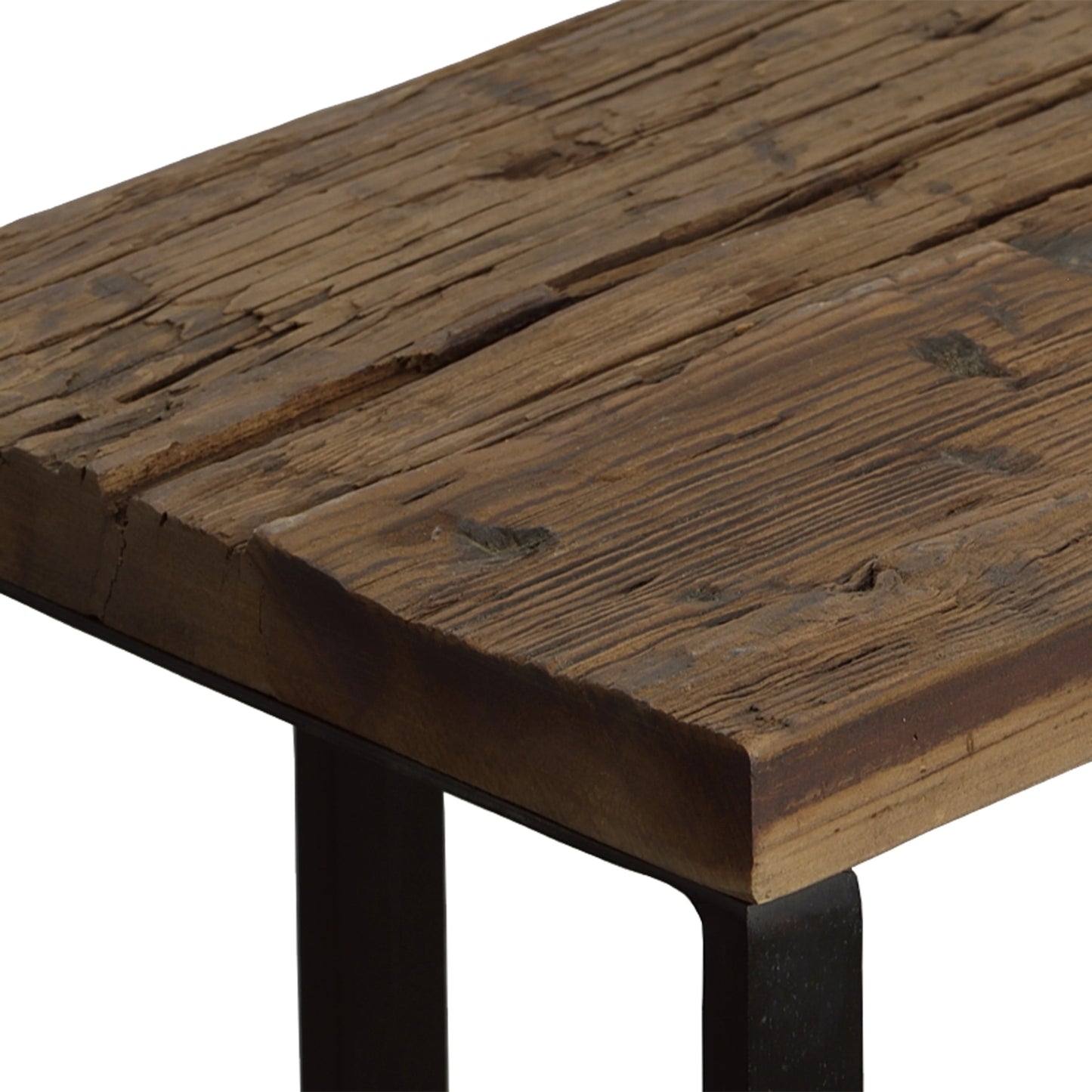 006 SI-2016430 | Additional Silo | Union Accent Table by Uttermost in rustic brown. Made from wood, iron in a modern style.