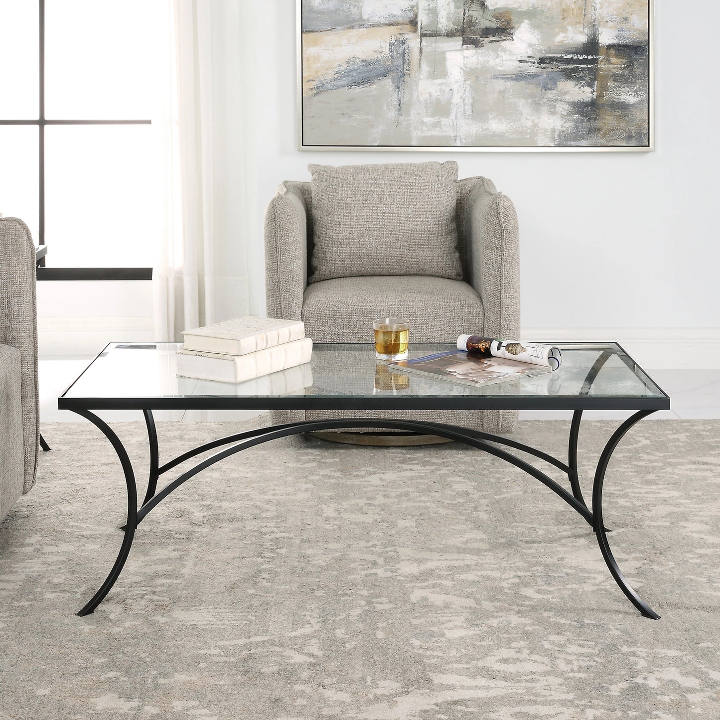011 SI-2016432 | Lifestyle | Alayna Coffee Table by Uttermost. Made from unique in a modern style.