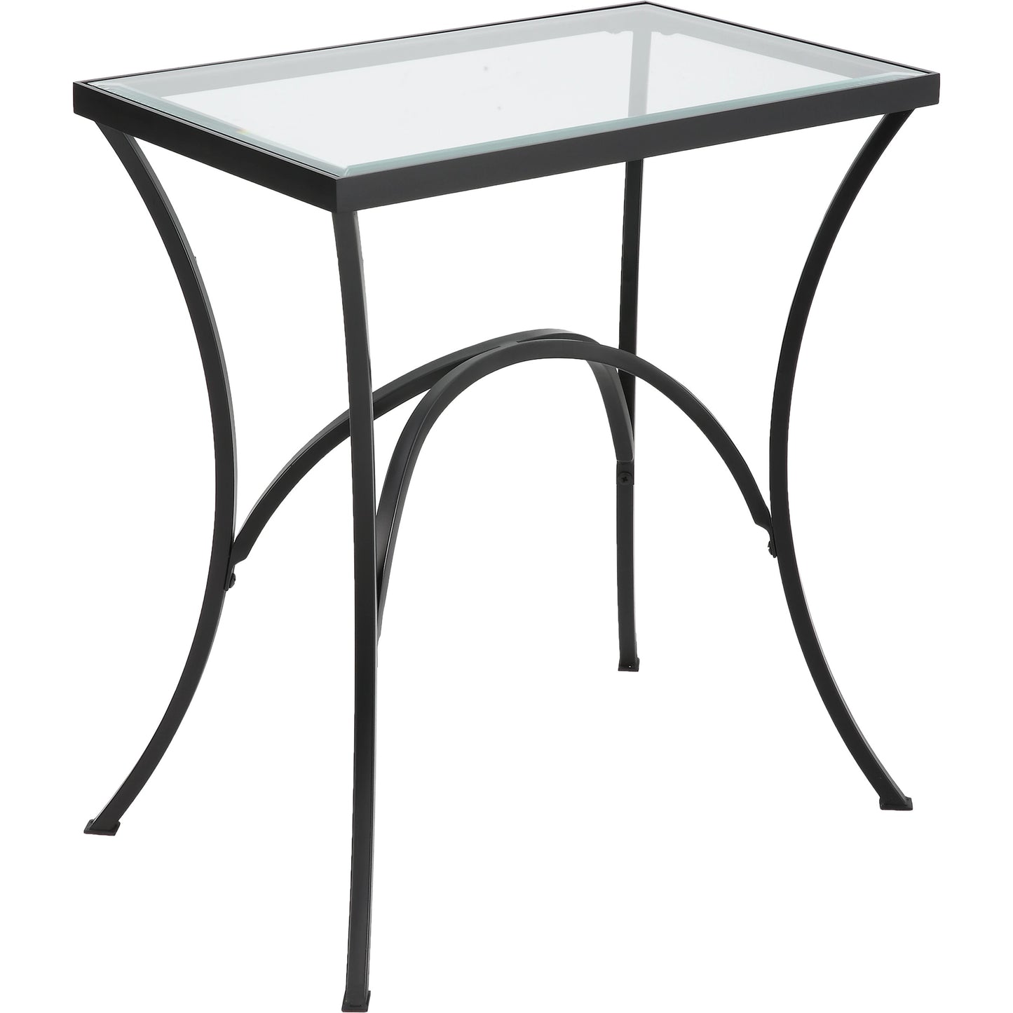 007 SI-2016434 | Additional Silo | Alayna End Table by Uttermost. Made from metal, tempered glass in a modern style.