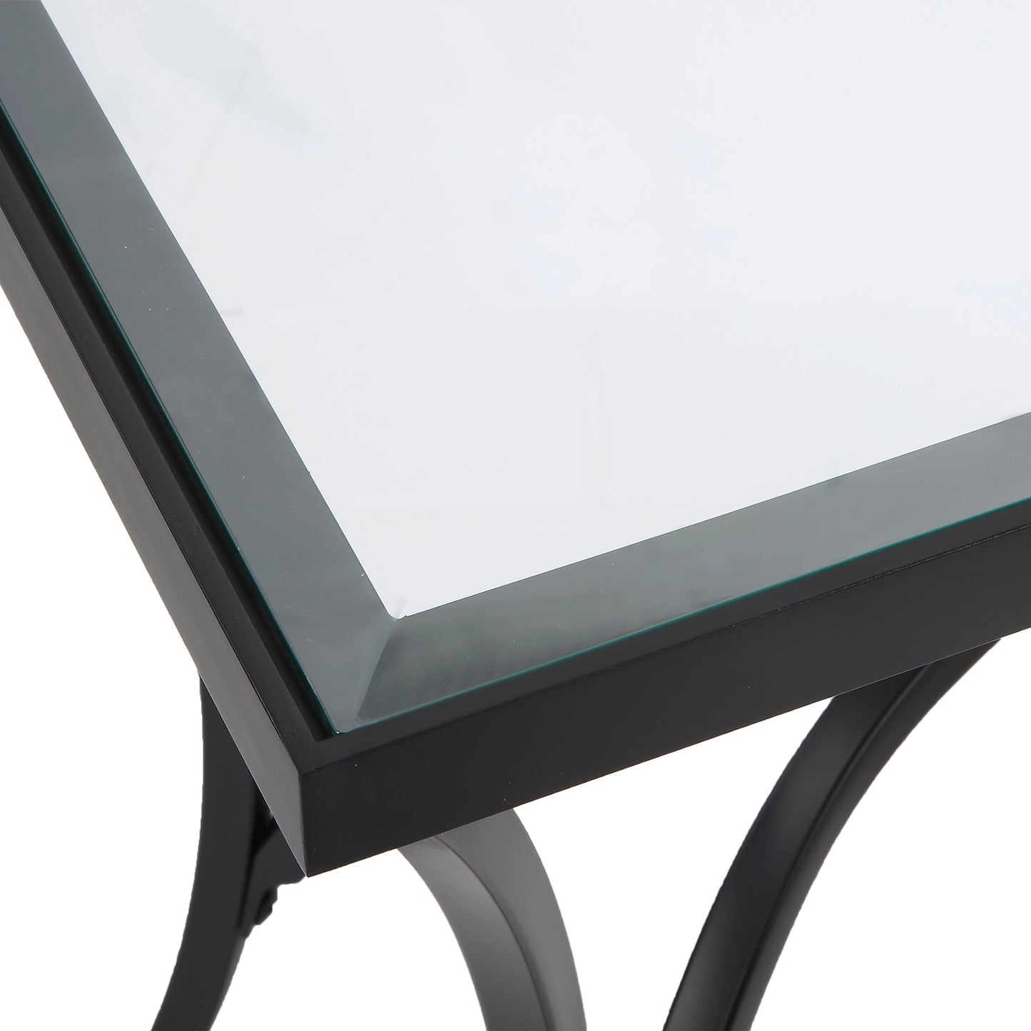009 SI-2016434 | Additional Silo | Alayna End Table by Uttermost. Made from metal, tempered glass in a modern style.