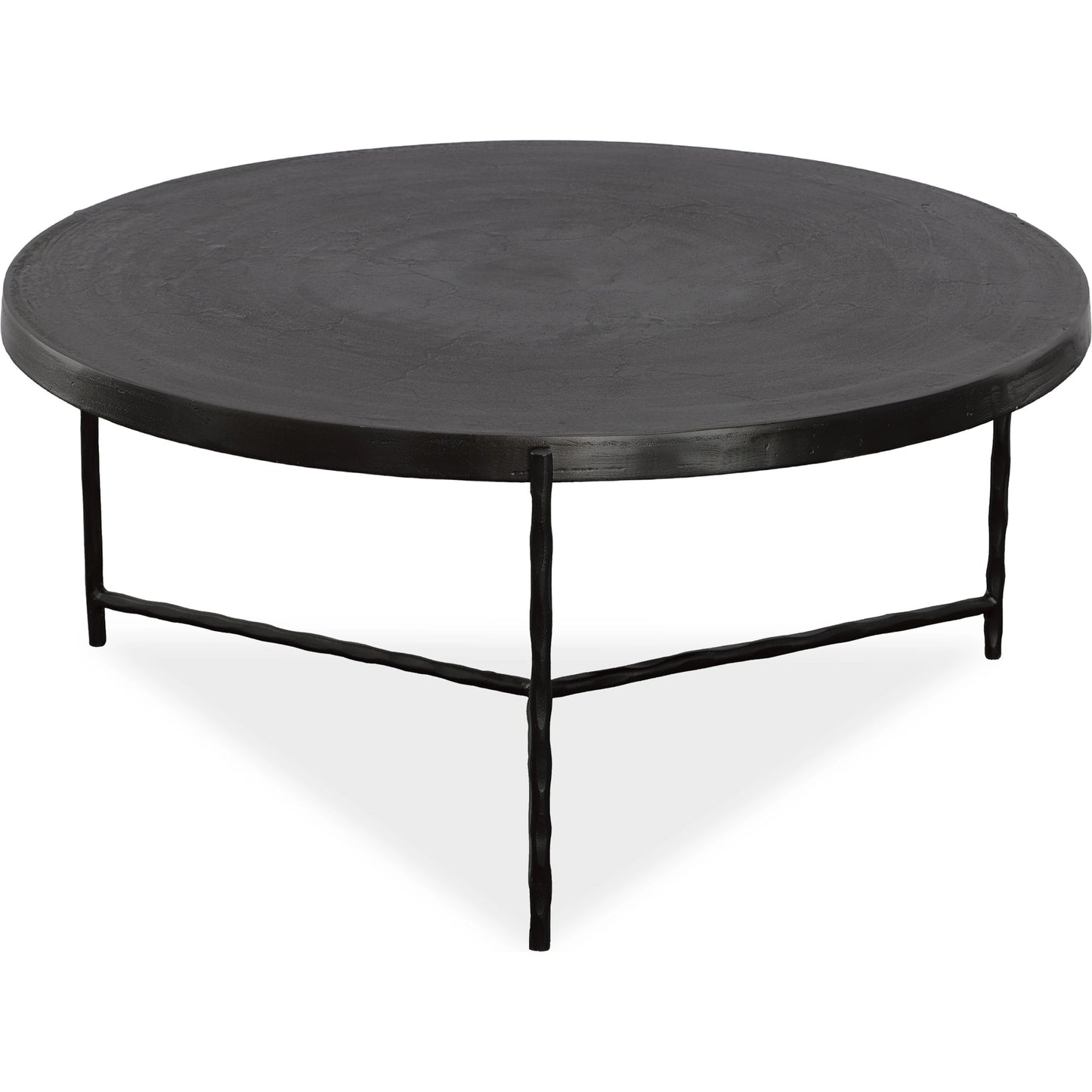 003 SI-2016439 | Additional Silo | Trellick Coffee Table by Uttermost in black. Made from aluminum, iron in a modern style.