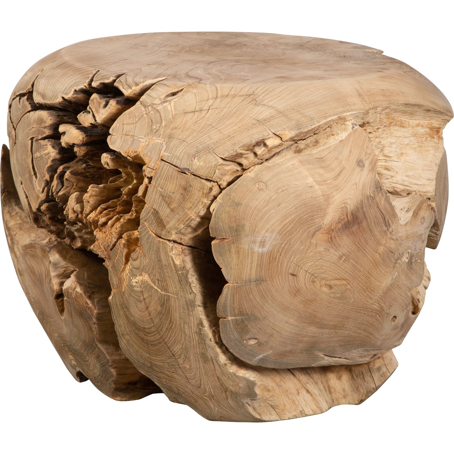 002 SI-2108102 | Additional Silo | Sola Handcrafted Side Table by Uttermost in teak. Made from teak wood in a rustic style.