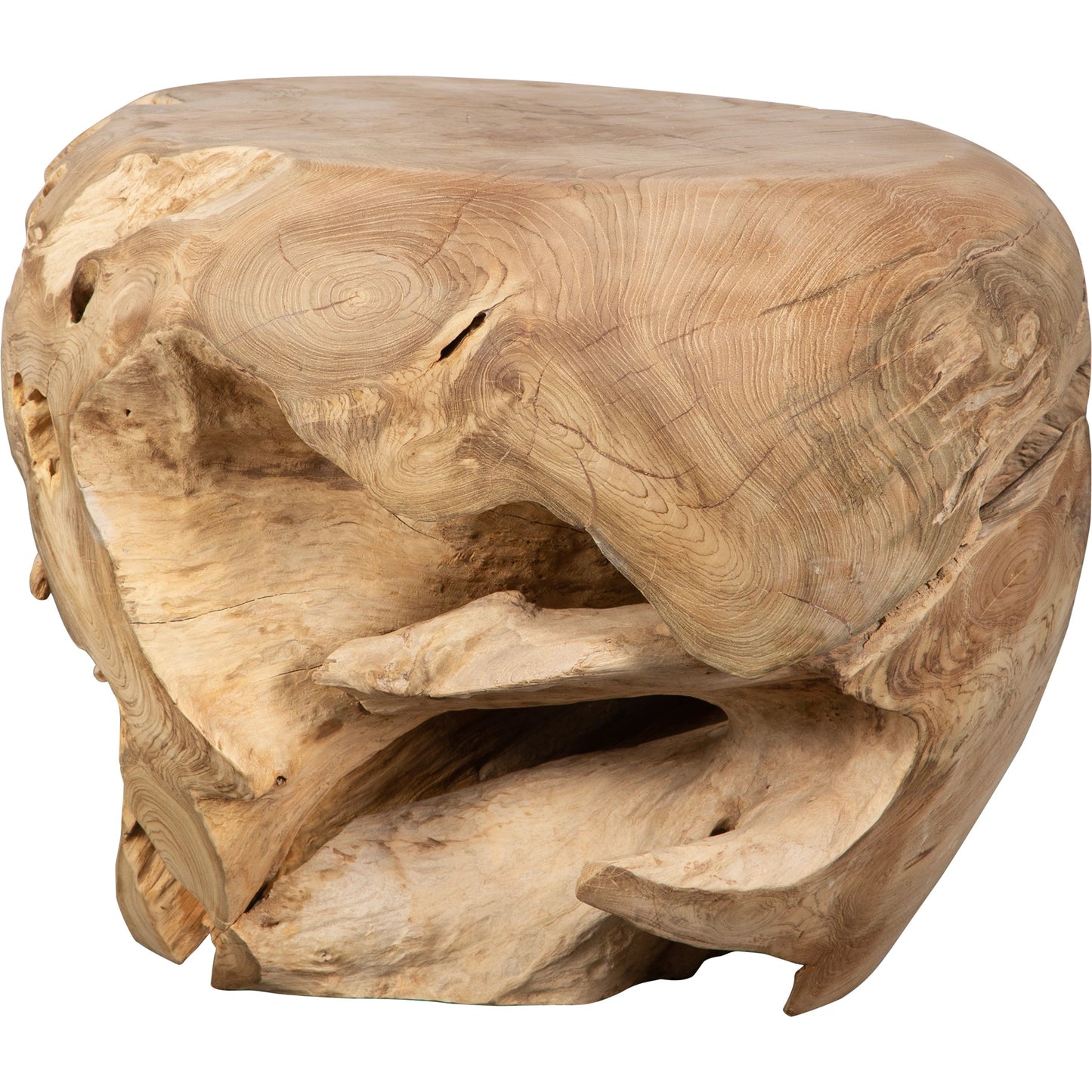 004 SI-2108102 | Additional Silo | Sola Handcrafted Side Table by Uttermost in teak. Made from teak wood in a rustic style.