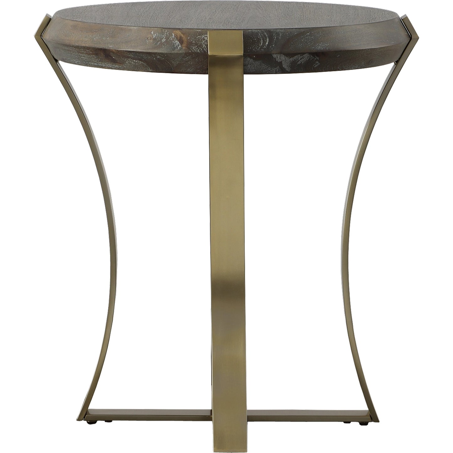 002 SI-2108104 | Additional Silo | Unite Side Table by Uttermost in dark walnut. Made from metal, mdf, veneer, solid wood in a modern style.