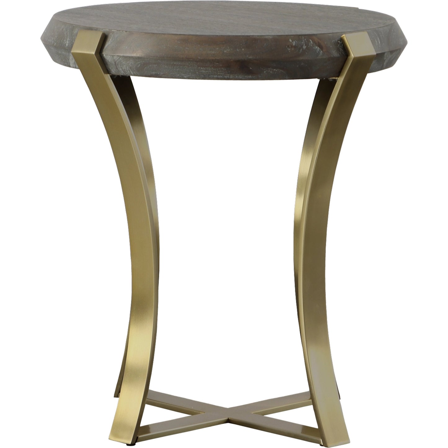 003 SI-2108104 | Additional Silo | Unite Side Table by Uttermost in dark walnut. Made from metal, mdf, veneer, solid wood in a modern style.