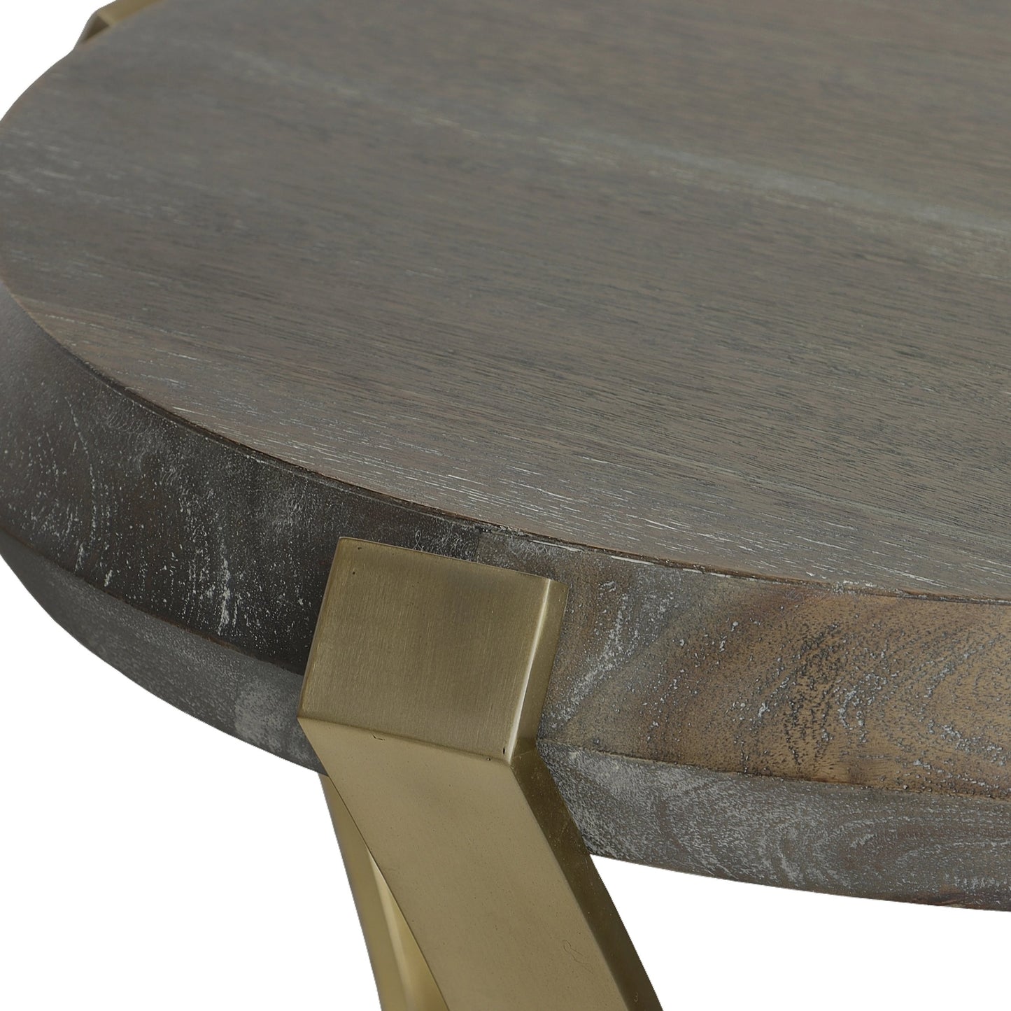 004 SI-2108104 | Additional Silo | Unite Side Table by Uttermost in dark walnut. Made from metal, mdf, veneer, solid wood in a modern style.