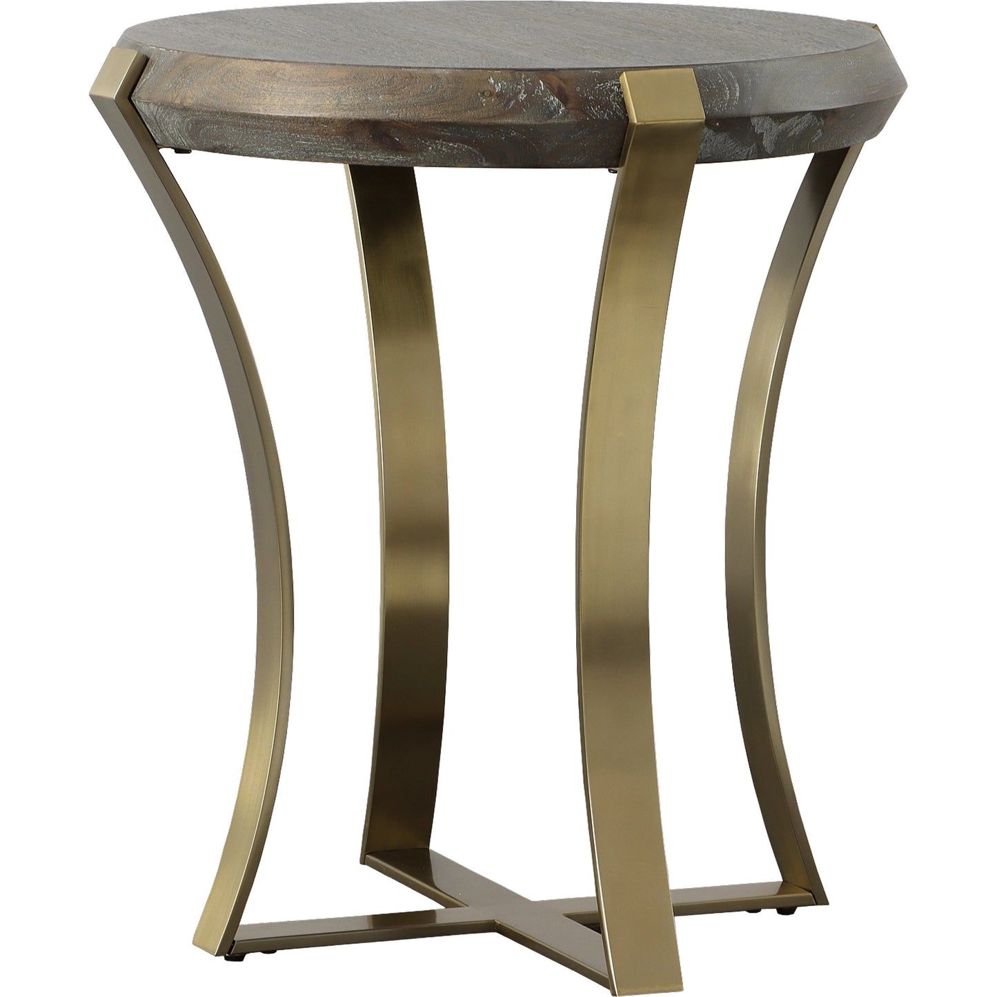 001 SI-2108104 | Additional Silo | Unite Side Table by Uttermost in dark walnut. Made from metal, mdf, veneer, solid wood in a modern style.