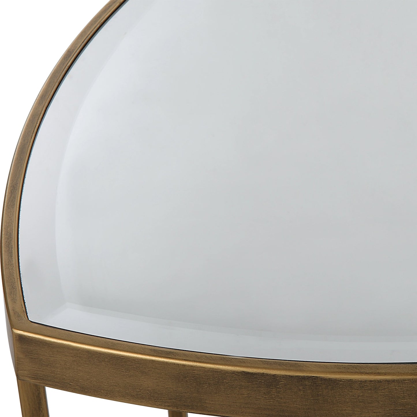 005 SI-2108106 | Additional Silo | Vista Nesting Tables by Uttermost in antique gold. Made from iron, mirror in a modern style.