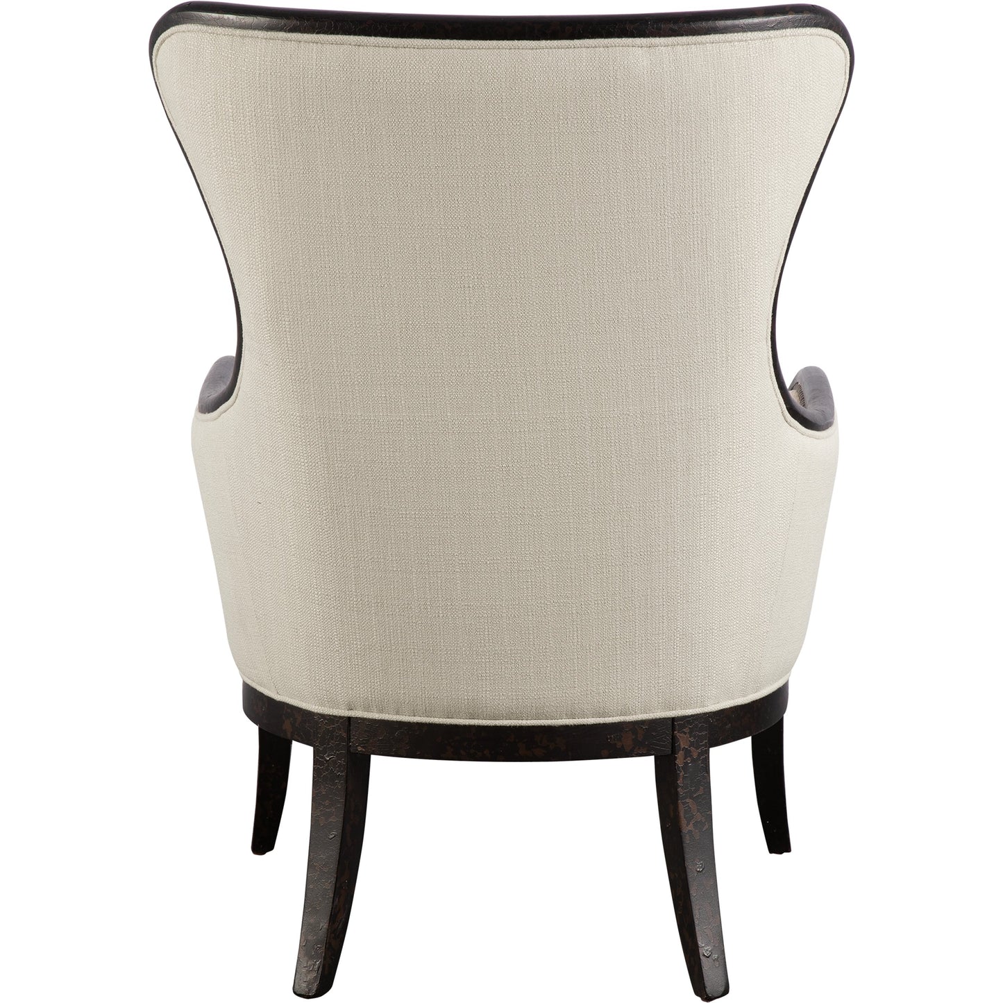 011 S-252810 | Additional Silo | Sandy Wing Back Armchair by Uttermost. Made from wood, foam, fabric in a cottage & farmhouse style.
