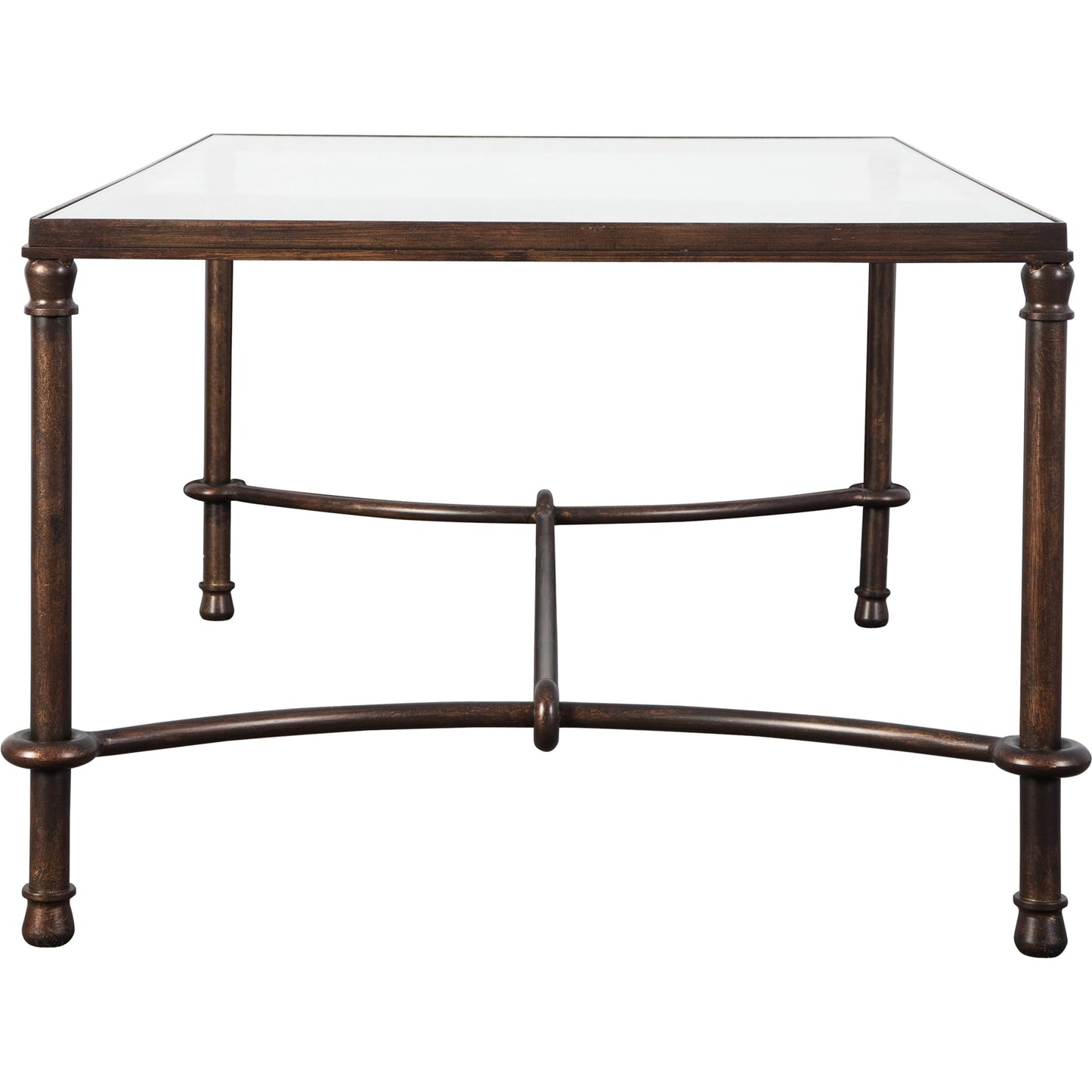 007 S-252991 | Additional Silo | Warring Iron Coffee Table by Uttermost in iron. Made from metal, tempered glass in a cottage & farmhouse style.