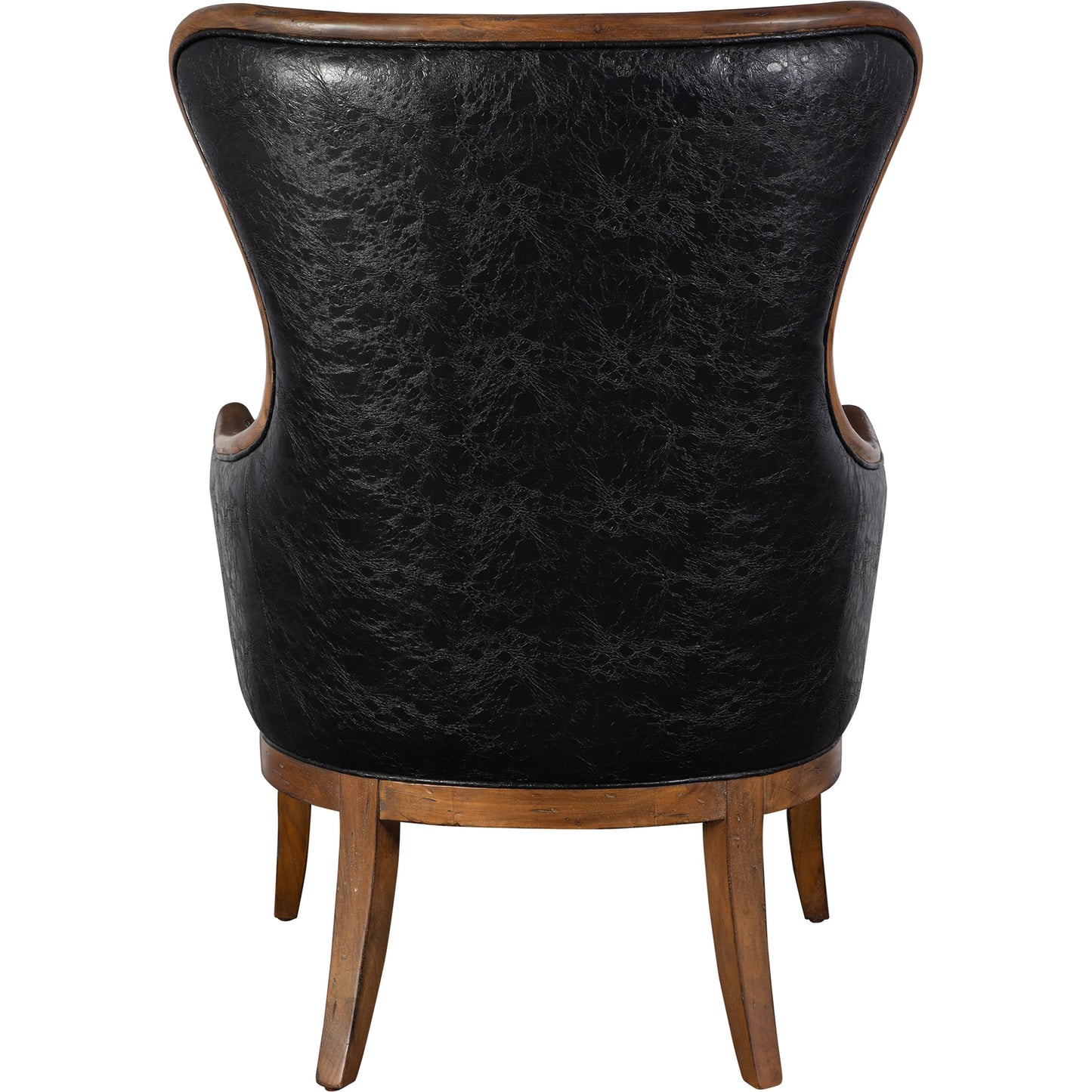 008 S-252824 | Additional Silo | Snowden Tan Wing Chair by Uttermost. Made from wood, foam, fabric, pu leather in a cottage & farmhouse style.