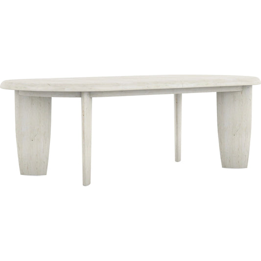 Ashlar Oval Dining Table by A.R.T. Furniture in bisque. Made from parawood solids, birch veneers, resin in a transitional style.