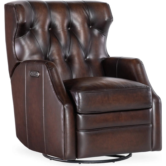 Henderson Power Swivel Glider Recliner by Hooker Furniture. Made from unique in a traditional style.