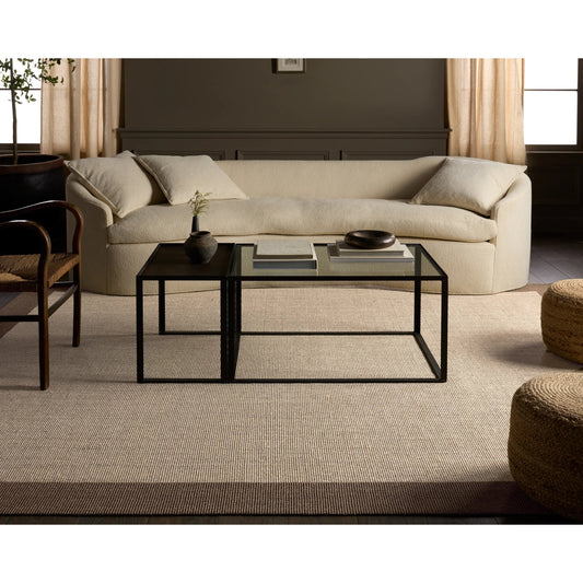 Gabe GAB02 Rug by Jaipur Living in beige, brown. Made from sisal in a unique style.