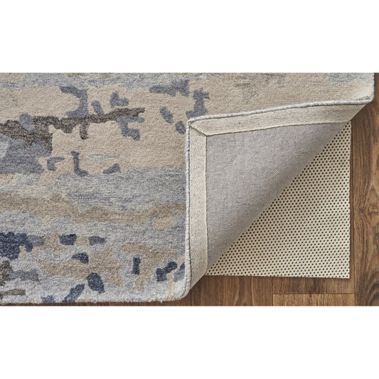 Everley Rug - 8647F by Feizy in blue, gray, ivory. Made from wool in a unique style.