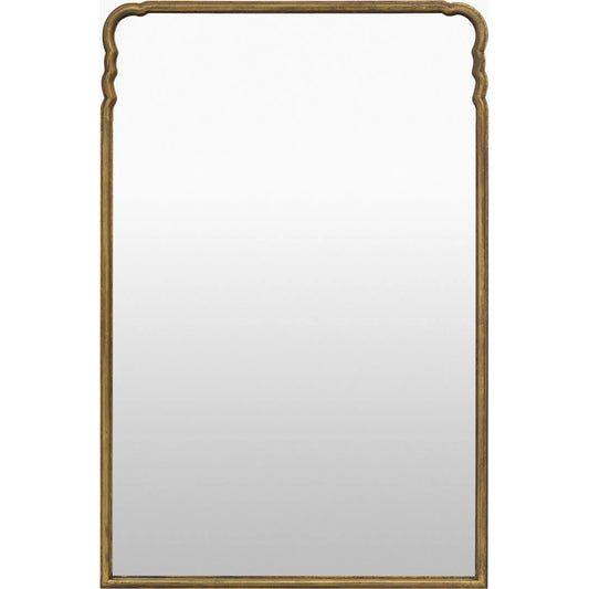 000 SI-2632787 | Primary Silo | Grey Accent Mirror by Galey Alix x Livabliss in gold and antiqued gold. Made from iron in a unique style.