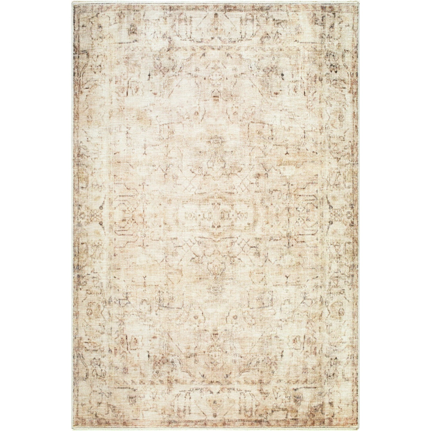001 SI-2349574,SI-2349575,SI-2349576,SI-2349577 | Primary Silo | Fetscher GAHU-2300 Rug by Galey Alix x Livabliss in light beige, light brown, olive. Made from polyester in a unique style.