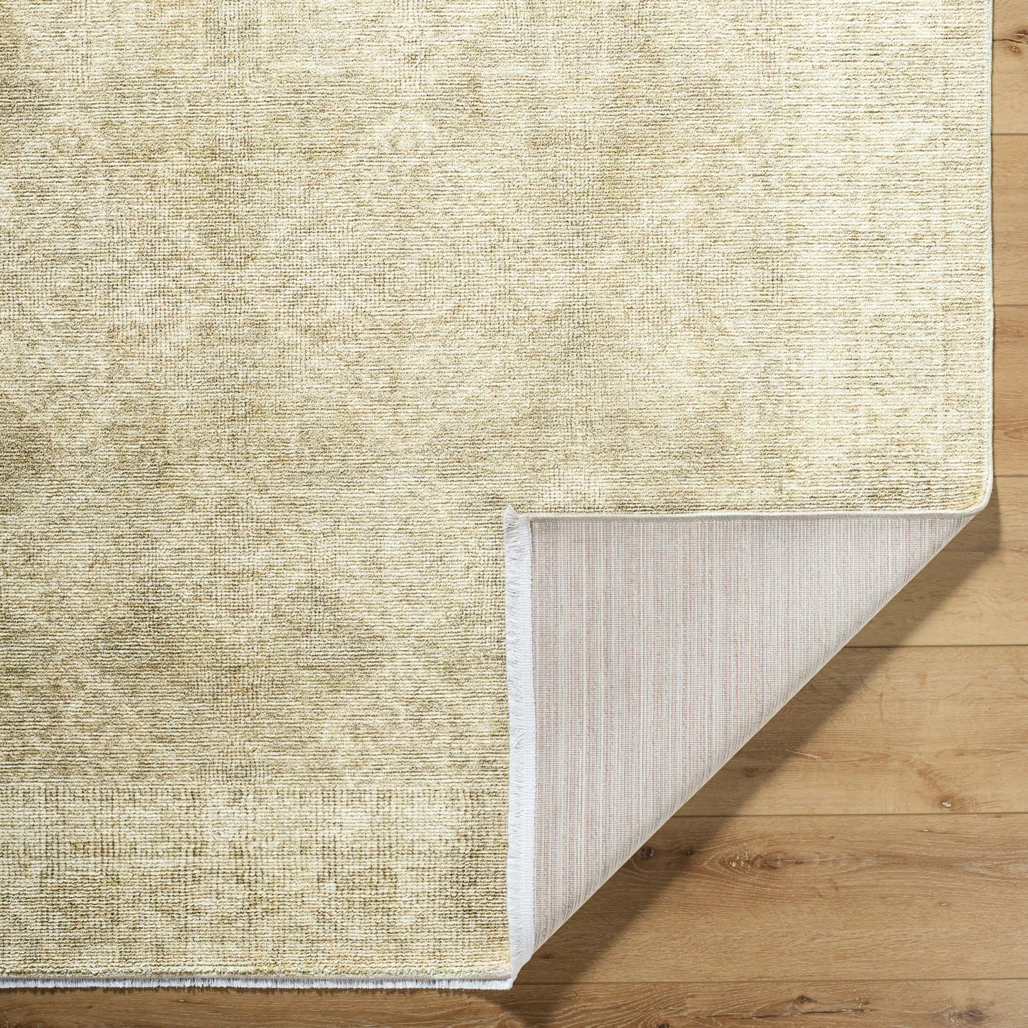 002 SI-2349580,SI-2349581,SI-2349582,SI-2349583,SI-2349584 | Closeup | Fetscher GAHU-2303 Rug by Galey Alix x Livabliss in olive, light beige, light brown. Made from polyester in a unique style.