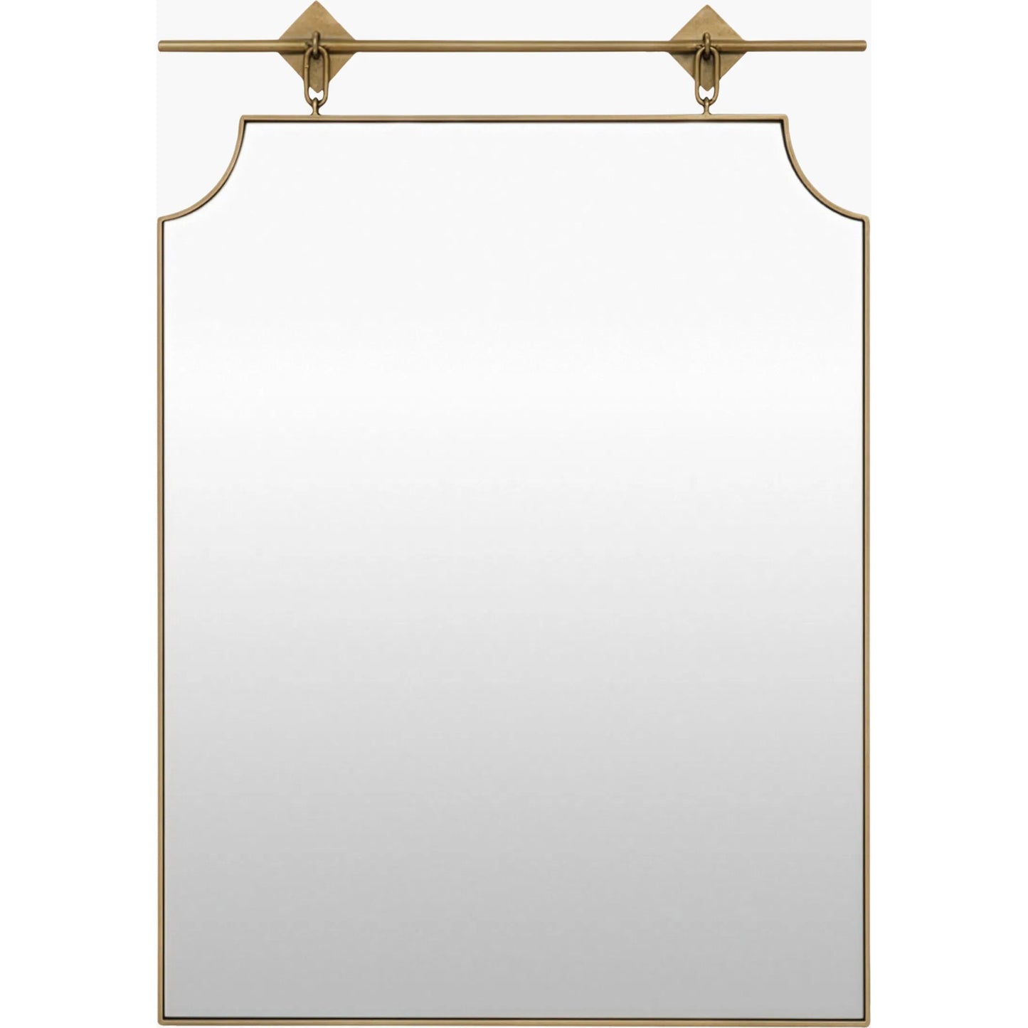 000 SI-2632731 | Primary Silo | Jessika Accent Mirror by Galey Alix x Livabliss in gold and antiqued gold. Made from iron in a unique style.