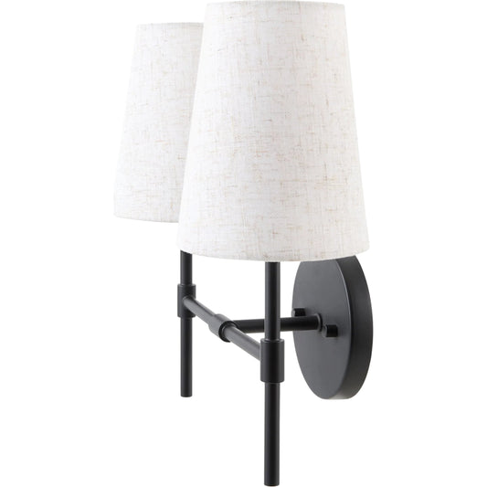 000 SI-2632705 | Primary Silo | The Joejoe Wall Sconce by Galey Alix x Livabliss. Made from iron, linen, plastic in a unique style.