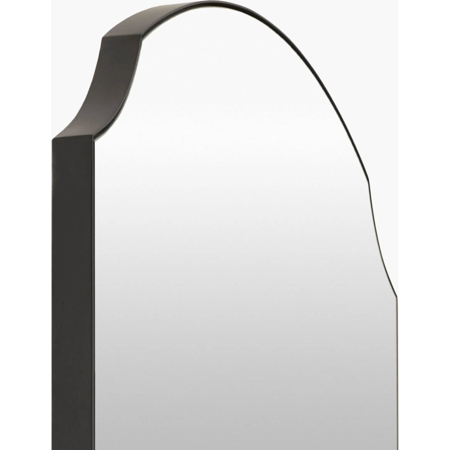 008 SI-2349756,SI-2349757,SI-2349758 | Closeup | Landon Accent Mirror by Galey Alix x Livabliss. Made from iron in a unique style.