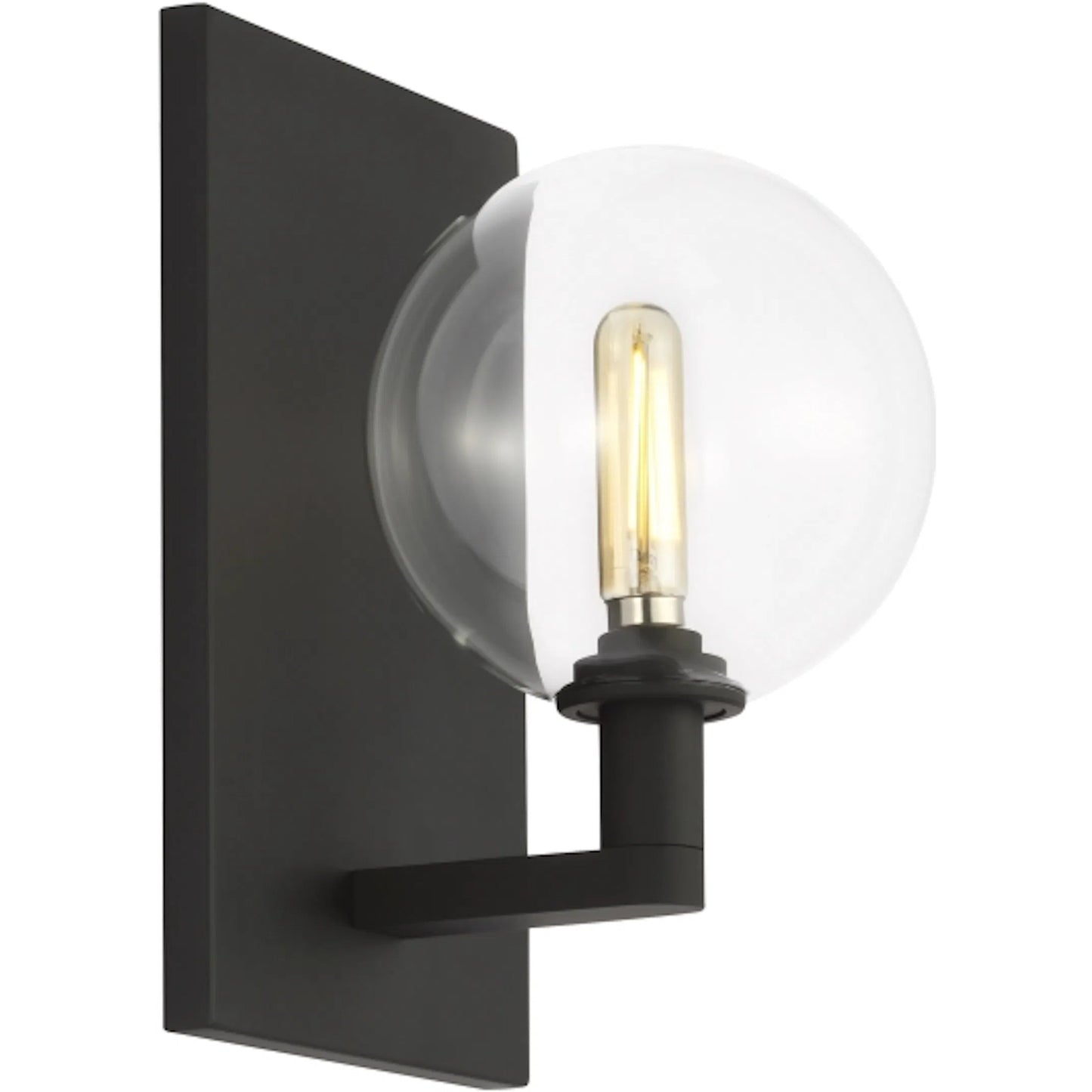 003 SI-2233144 | Primary Silo | Gambit Single Wall by Visual Comfort & Co. in white and nightshade black. Made from steel in a unique style.