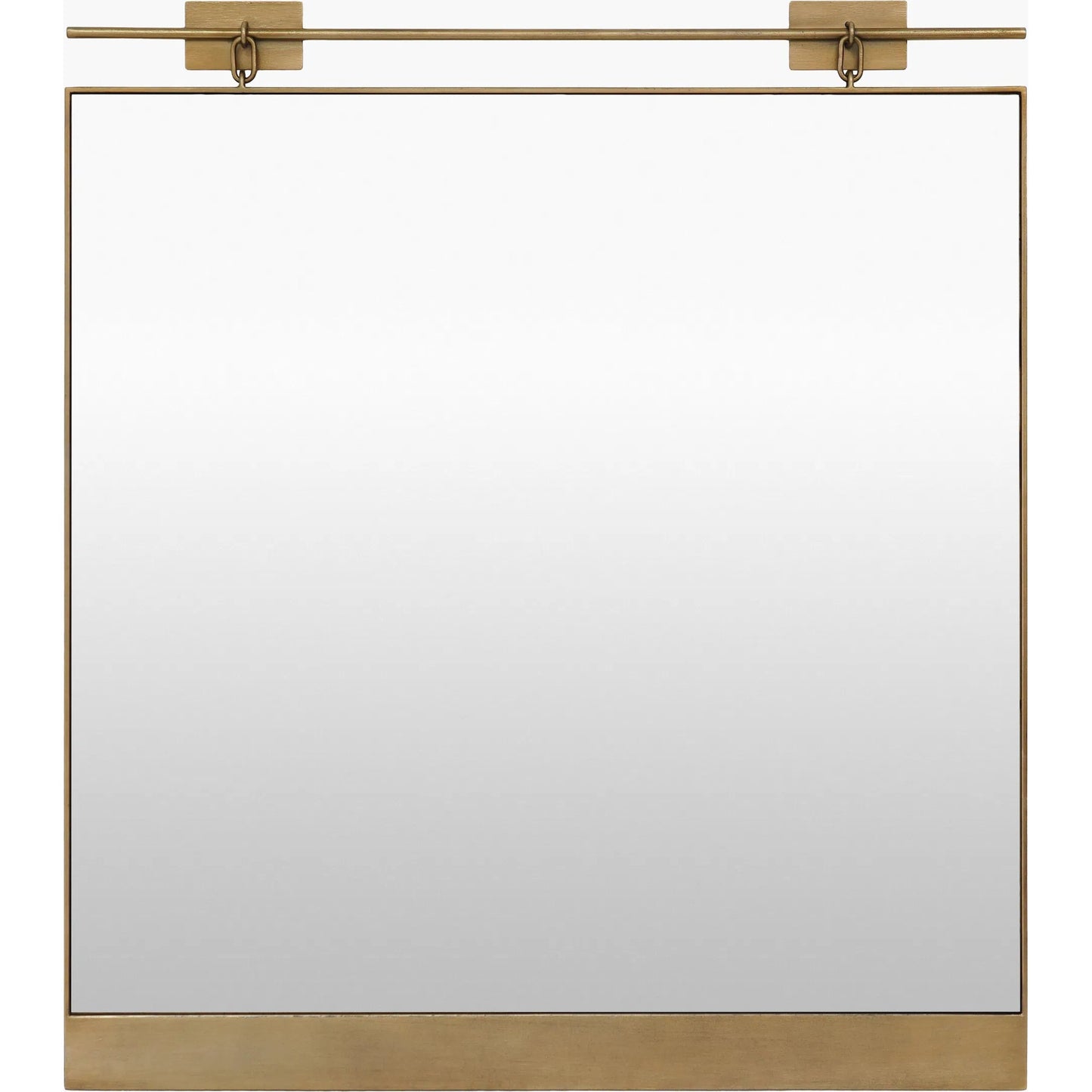 000 SI-2632788 | Primary Silo | Meier Accent Mirror by Galey Alix x Livabliss in gold and antiqued gold. Made from iron in a unique style.