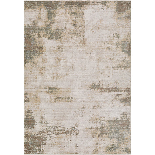 Myrtle Avenue GAMY-2302 Rug by Galey Alix x Livabliss in taupe, cream, mustard, olive, dark brown, camel. Made from polypropylene, polyester in a unique style.