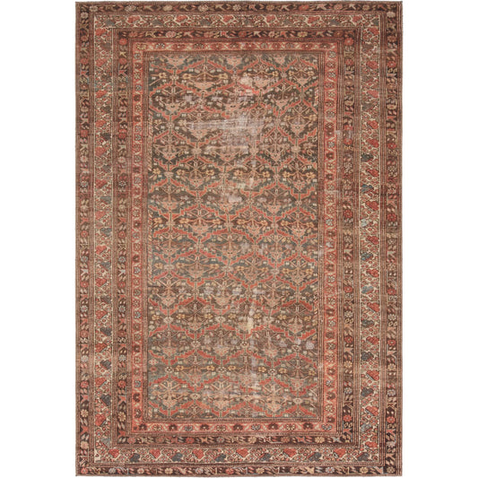 Garcia GAR08 Rug by Jaipur Living in brown, red, beige. Made from 100% polyester in a unique style.
