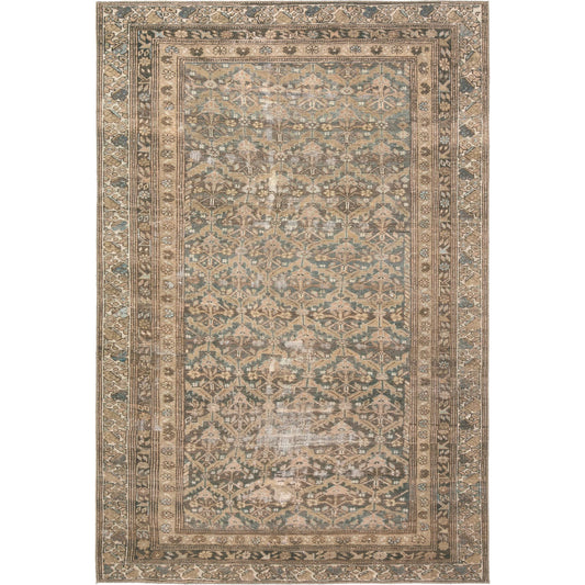Garcia GAR09 Rug by Jaipur Living in cream, gray, green. Made from 100% polyester in a unique style.