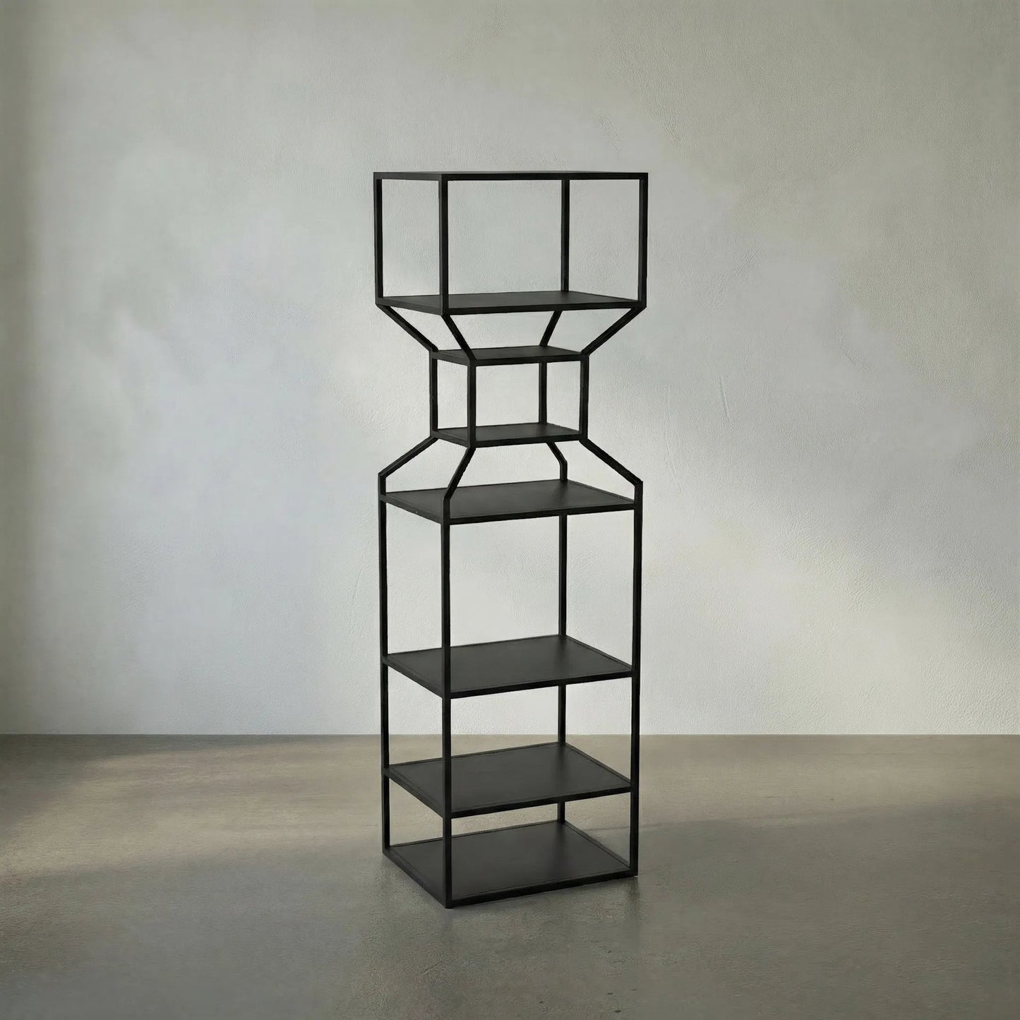 012 SI-1755530 | Lifestyle | Downtown I Bookcase by Noir in black. Made from metal in a eclectic & global style.