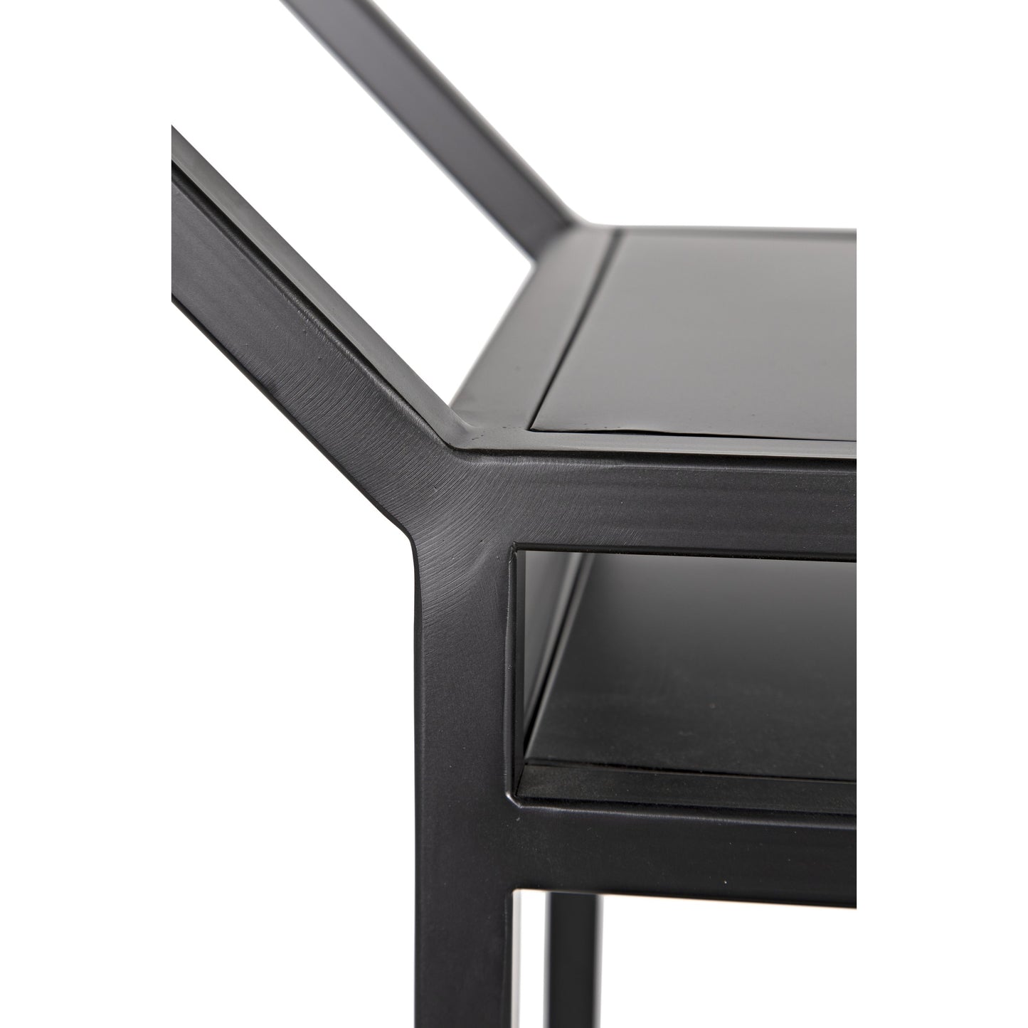 011 SI-1755529 | Additional Silo | Downtown II Bookcase by Noir in black. Made from metal in a eclectic & global style.
