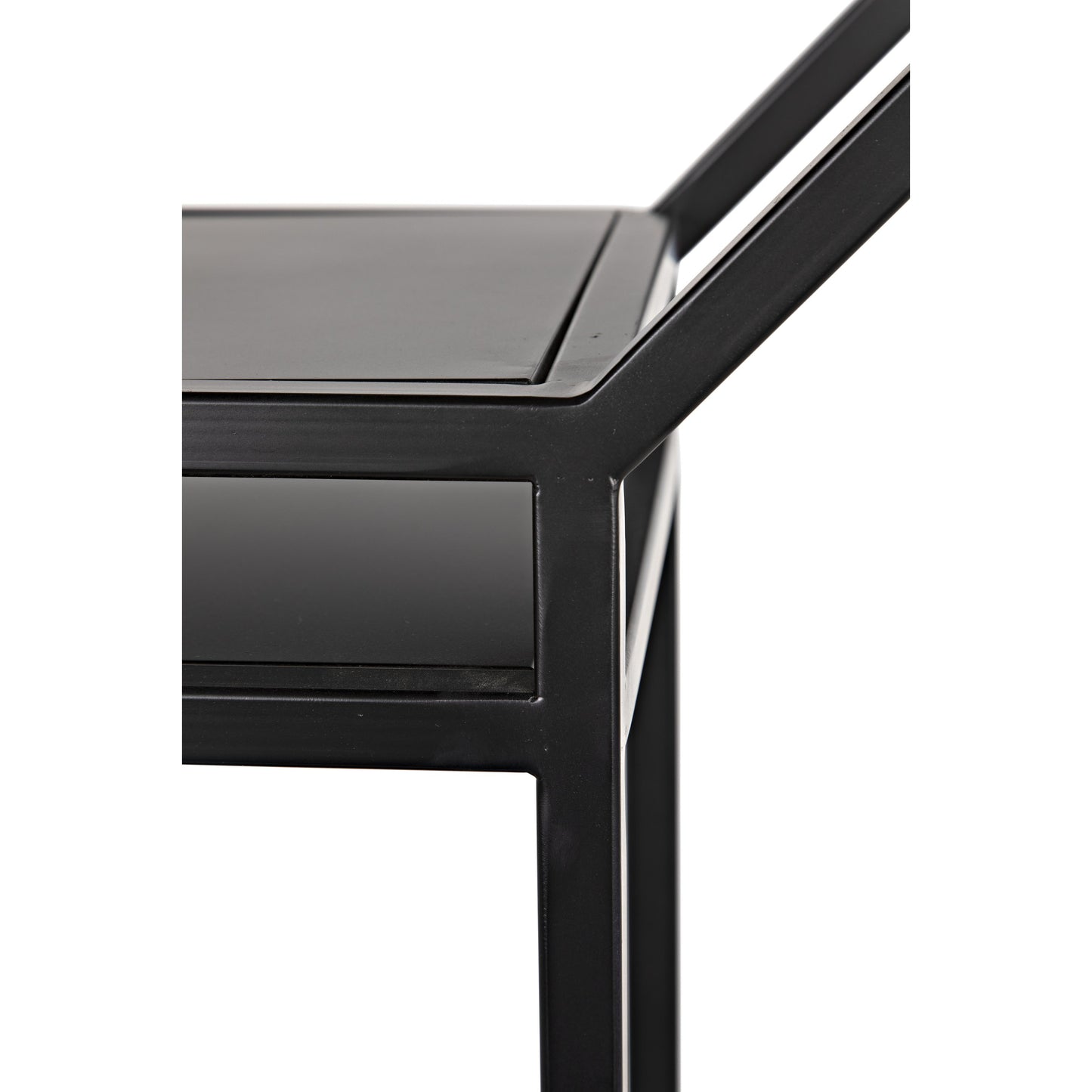 012 SI-1755529 | Additional Silo | Downtown II Bookcase by Noir in black. Made from metal in a eclectic & global style.
