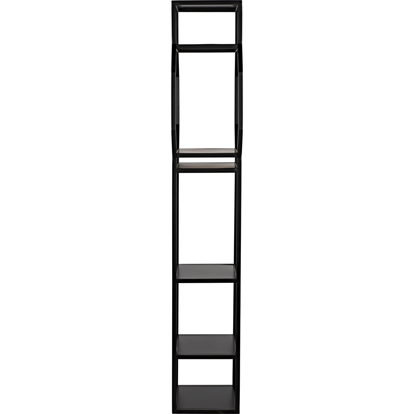005 SI-1755529 | Additional Silo | Downtown II Bookcase by Noir in black. Made from metal in a eclectic & global style.