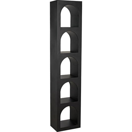 Aqueduct III Bookcase by Noir in black. Made from metal in a eclectic & global style.