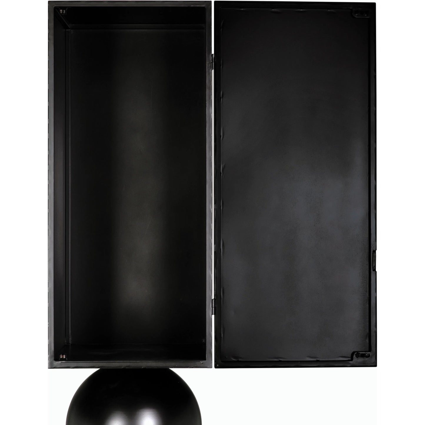 006 SI-2189478 | Unknown | Pillar Cabinet by Noir in matte black. Made from industrial steel in a modern style.