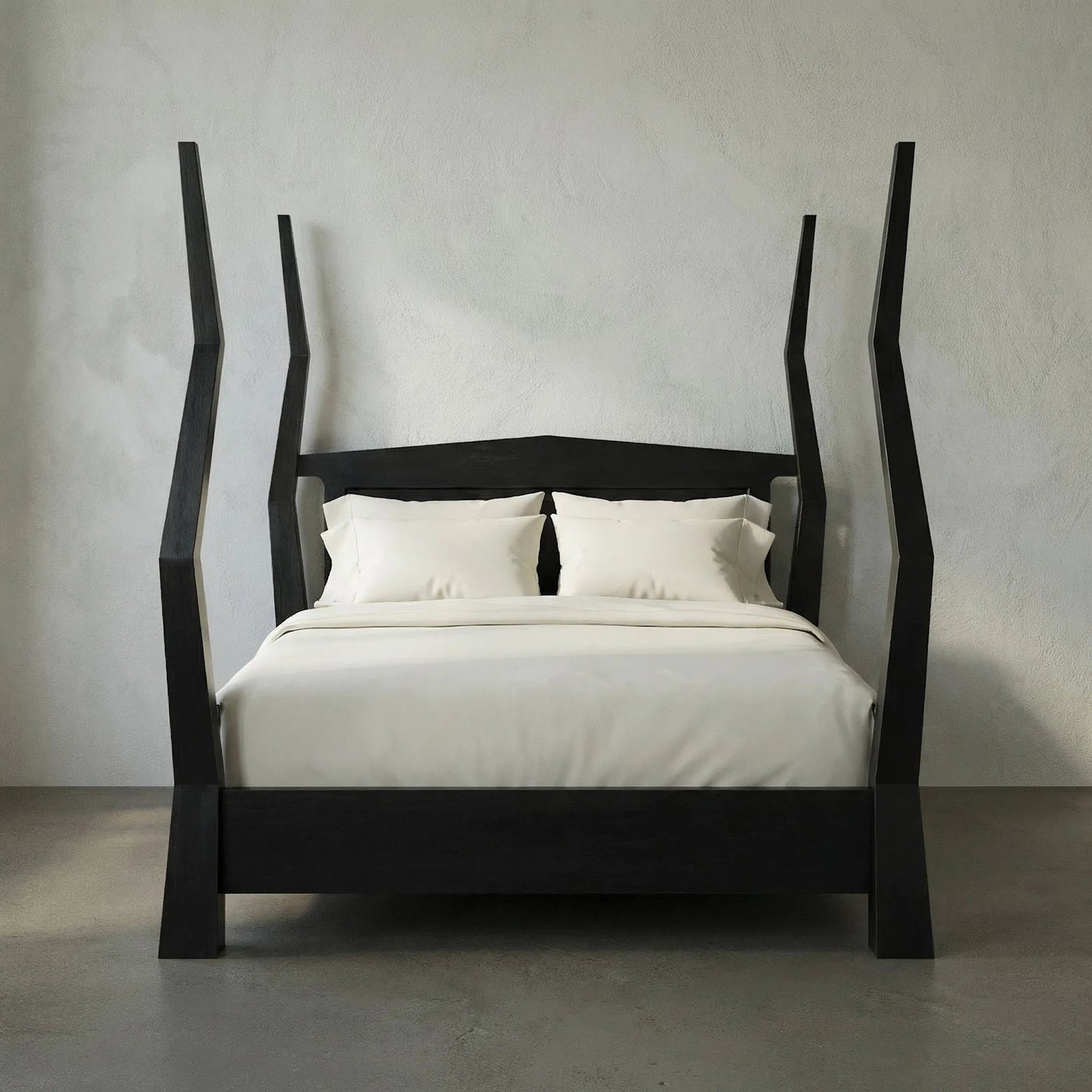 044 SI-2189474 | Lifestyle | Patras Bed by Noir. Made from mahogany in a modern style.