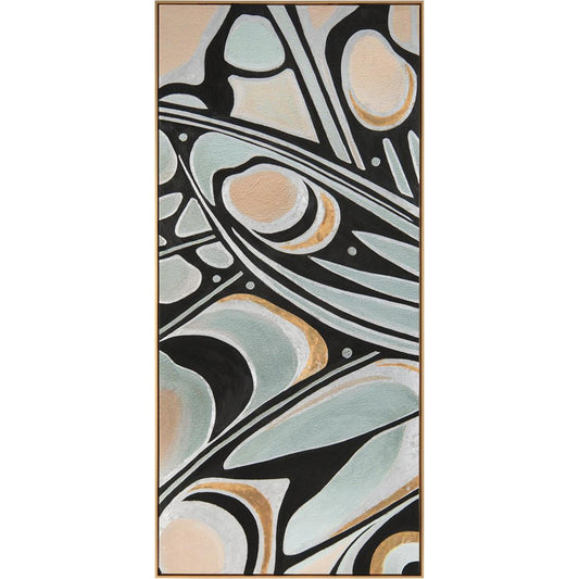 Shaye Rawson's Butterflies II by John-Richard in gold. Made from unique in a transitional style.