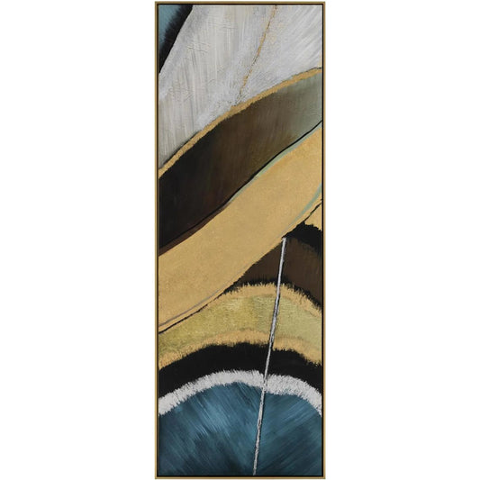 Shaye Rawson's Small Feathers A by John-Richard in gold. Made from unique in a modern style.