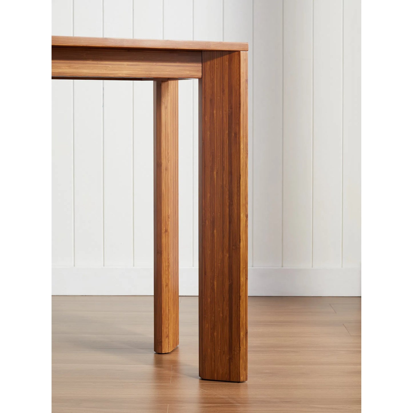 005 SI-2449203 | Closeup | Brix Counter Table by Greenington in amber. Made from 100% solid moso bamboo in a transitional style.