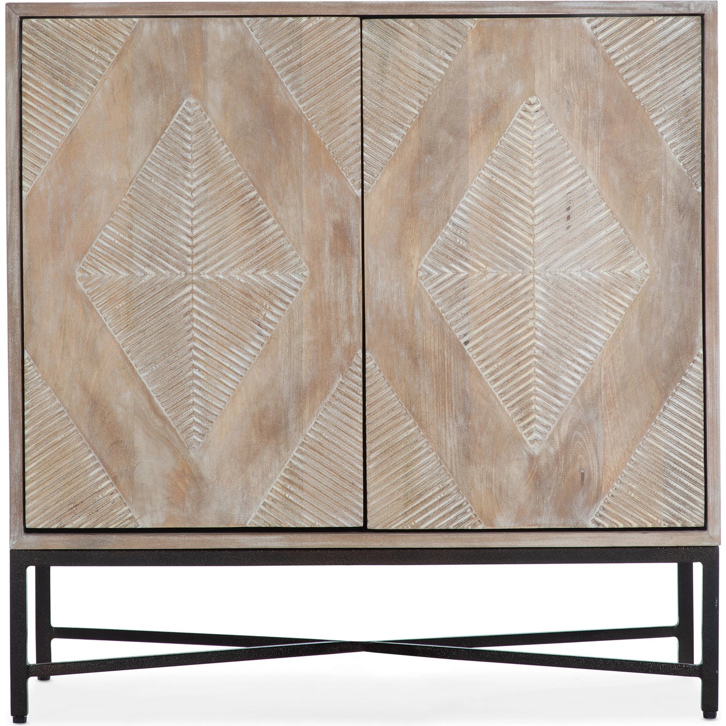 003 SI-2029051 | Additional Silo | Commerce & Market Two Door Chest by Hooker Furniture in light natural. Made from mango solids, iron in a modern style.