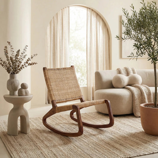 Las Palmas Chair by Noir in teak. Made from teak in a eclectic & global style.