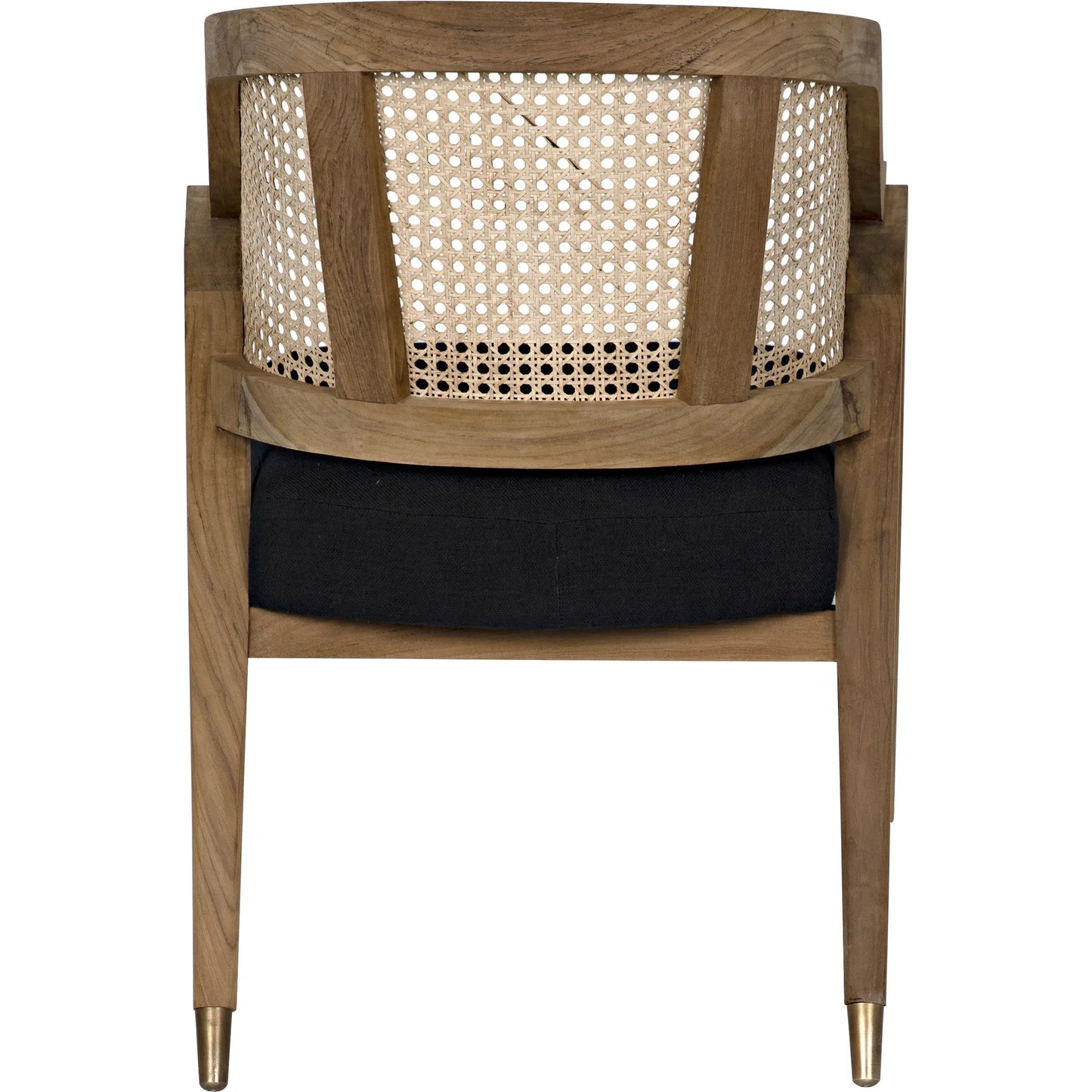 009 S-334532 | Unknown | Chloe Chair by Noir in teak. Made from teak in a transitional style.