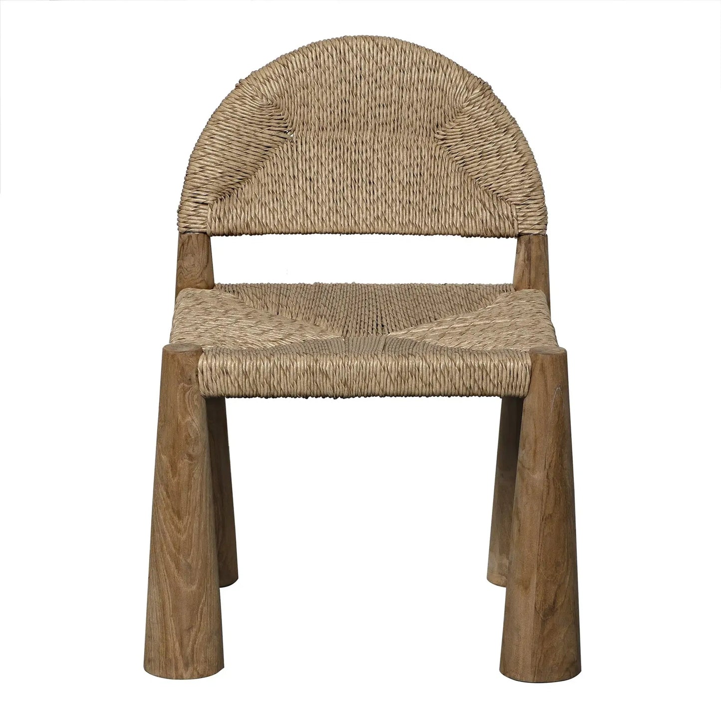 007 SI-2189455 | Unknown | Laredo Chair with Synthetic Woven by Noir in clear coat flat. Made from teak and synthetic woven in a modern style.