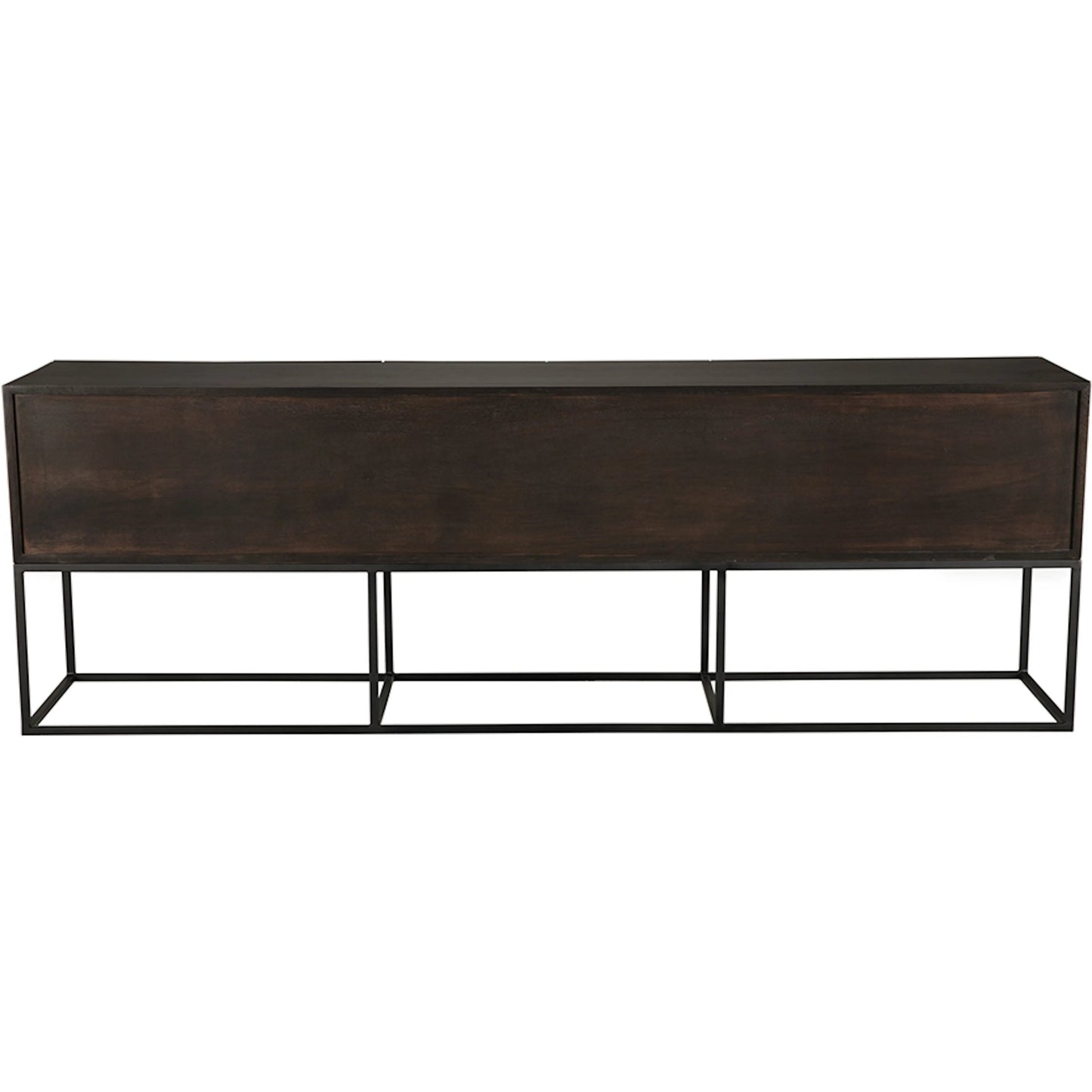 008 SI-2383634 | Additional Silo | Zurich Console in Ebony by Noir in ebony walnut. Made from walnut, veneer, iron in a unique style.