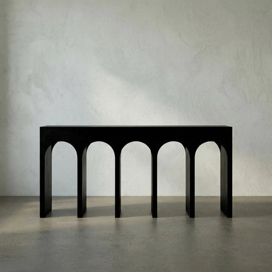 Bridge Console by Noir. Made from mahogany in a modern style.