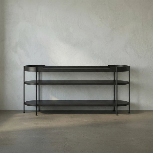 Cassio Consode by Noir in black. Made from metal in a modern style.