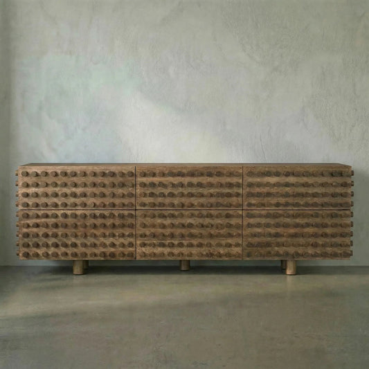 Haruko Sideboard by Noir in dark walnut. Made from unique in a modern style.