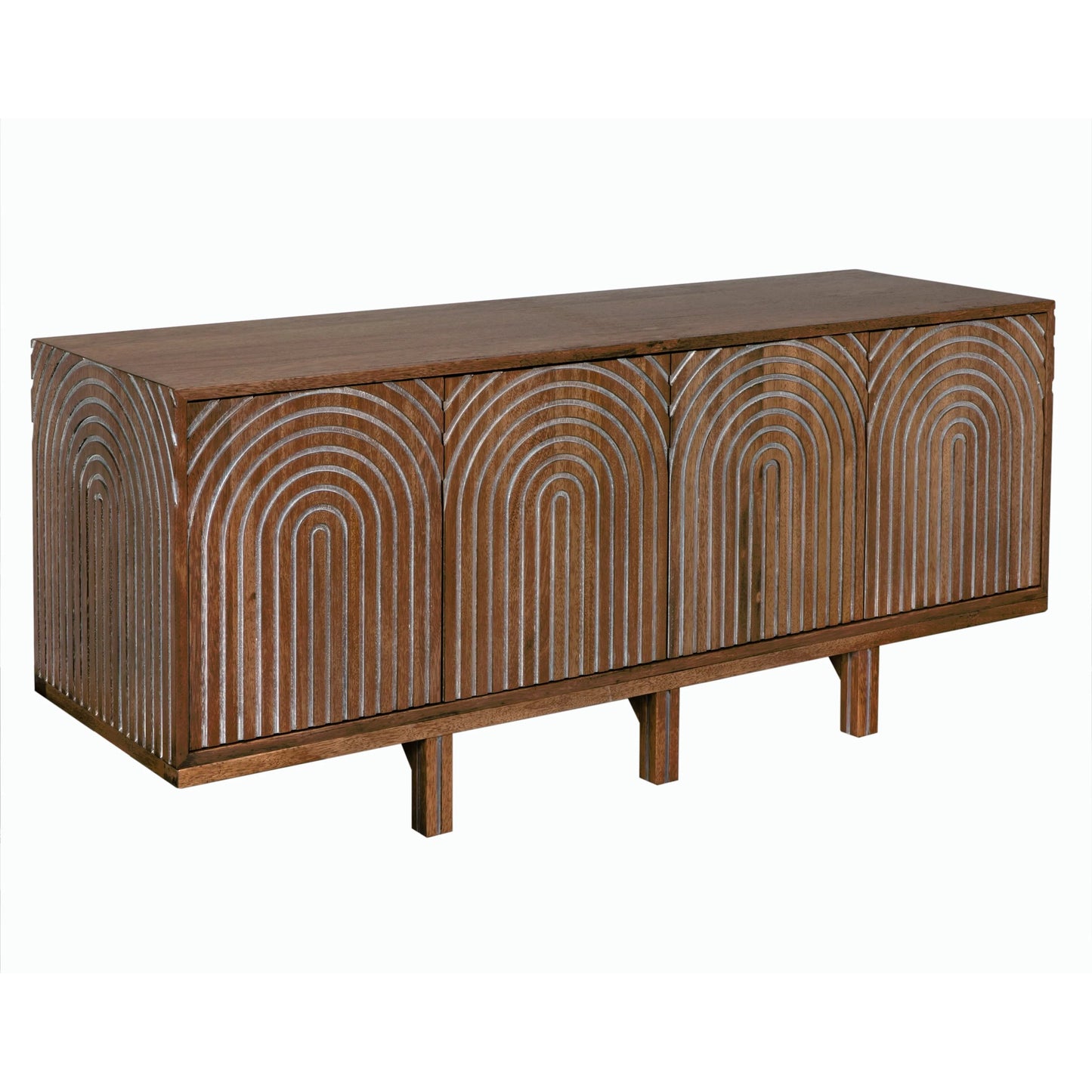 002 SI-2189484 | Unknown | Ryder Sideboard by Noir in dark walnut. Made from walnut and veneer in a modern style.
