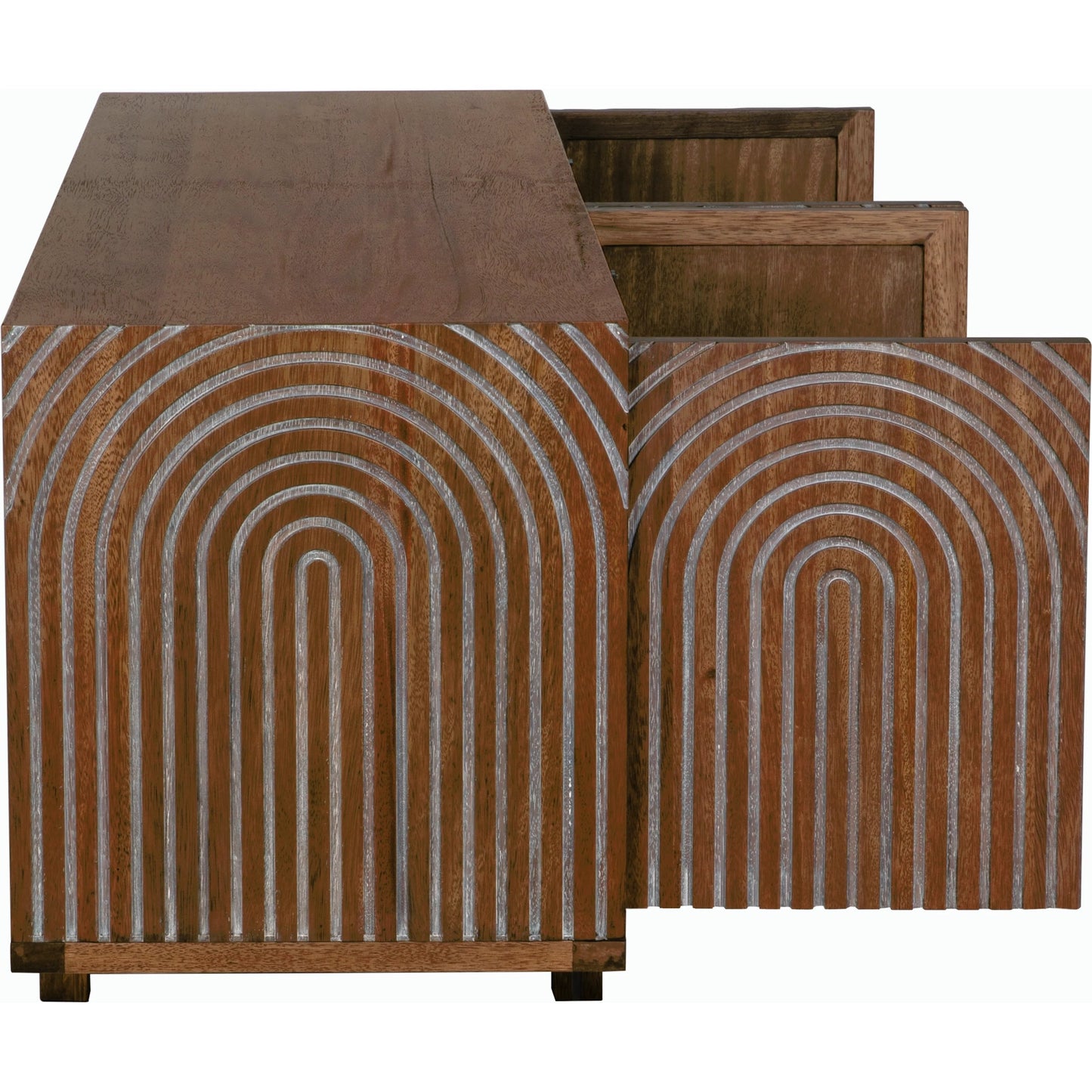 006 SI-2189484 | Unknown | Ryder Sideboard by Noir in dark walnut. Made from walnut and veneer in a modern style.